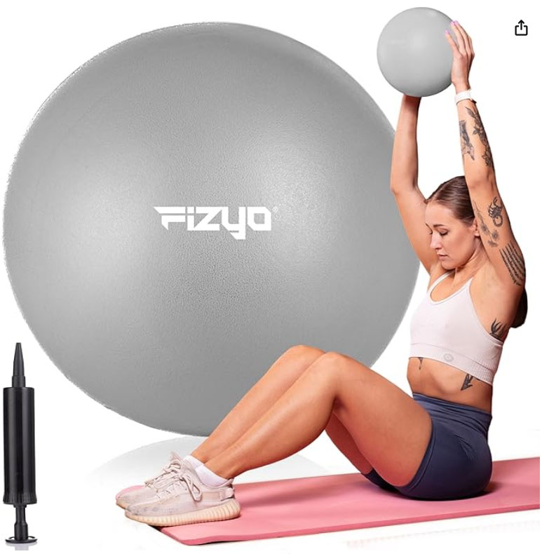 Fizyo Mini piłka do pilates Piłka do ćwiczeń mała 22 cm do pilatesu